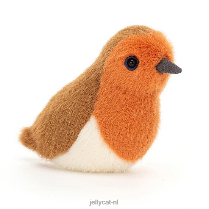 Jellycat vogeltje roodborstje meerkleurig NJJ6840 speelgoed-