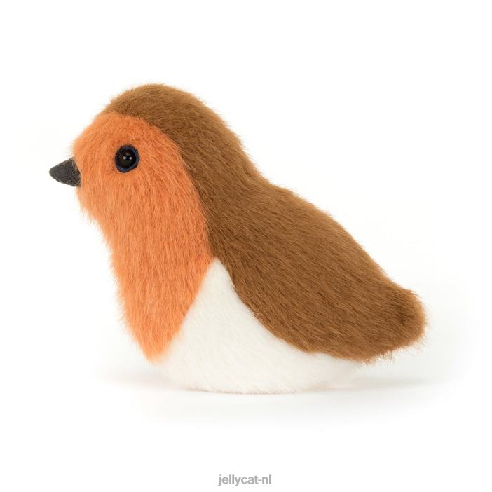 Jellycat vogeltje roodborstje meerkleurig NJJ6840 speelgoed-