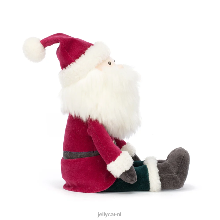 Jellycat vrolijk kerstmanrood NJJ68303 speelgoed-