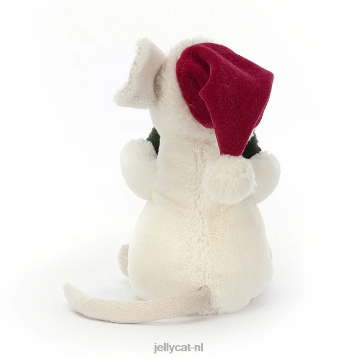Jellycat vrolijke muis skiën groen NJJ68233 speelgoed-
