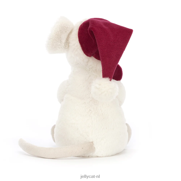 Jellycat vrolijke muis skiën groen NJJ68233 speelgoed-