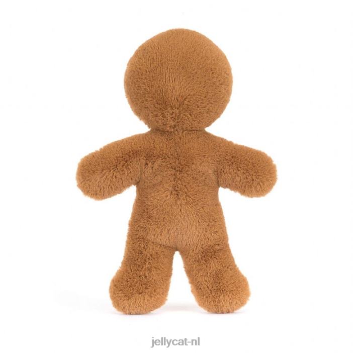 Jellycat vrolijke peperkoek fred beige NJJ6814 speelgoed-