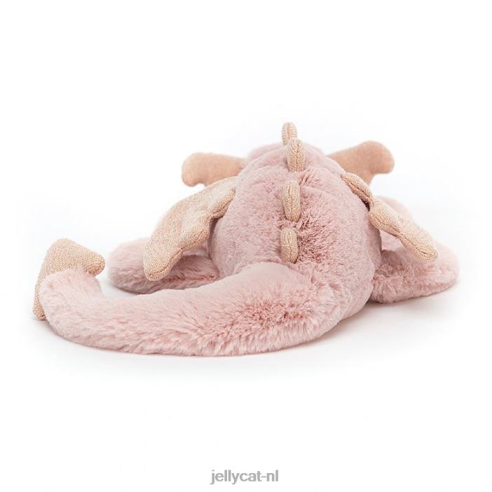 Jellycat wijze draak lichtgroen NJJ68585 speelgoed-