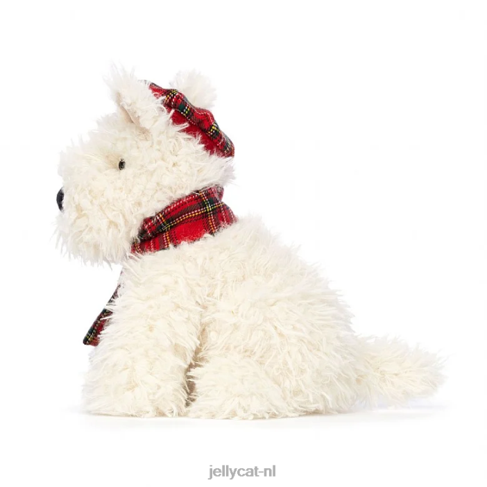 Jellycat winterwarmer munro scottie hondencrème NJJ6852 speelgoed-
