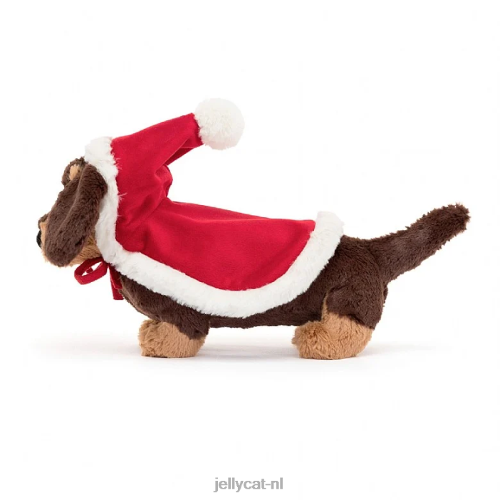 Jellycat winterwarmer otto worst hond bruin NJJ6829 speelgoed-
