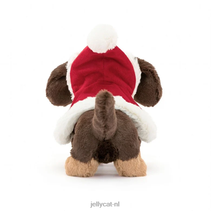 Jellycat winterwarmer otto worst hond bruin NJJ6829 speelgoed-