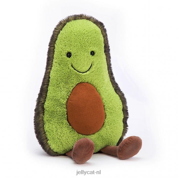 Jellycat amusant avocadogroen NJJ6893 speelgoed-