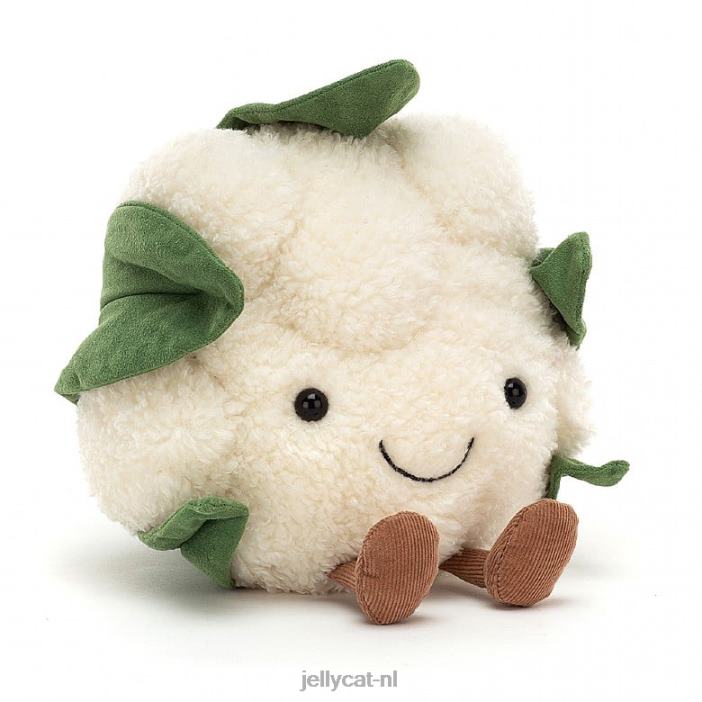 Jellycat amusant bloemkoolwit NJJ68599 speelgoed-