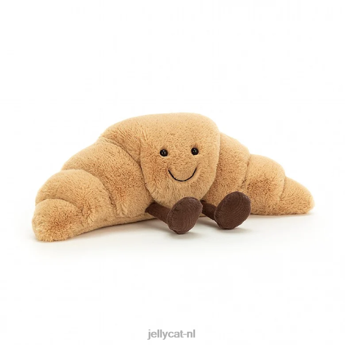 Jellycat amusante croissant beige NJJ68527 speelgoed-