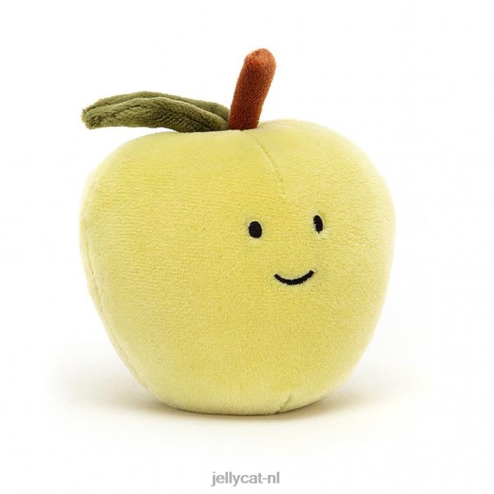Jellycat fantastisch fruit appelgroen NJJ68593 speelgoed-