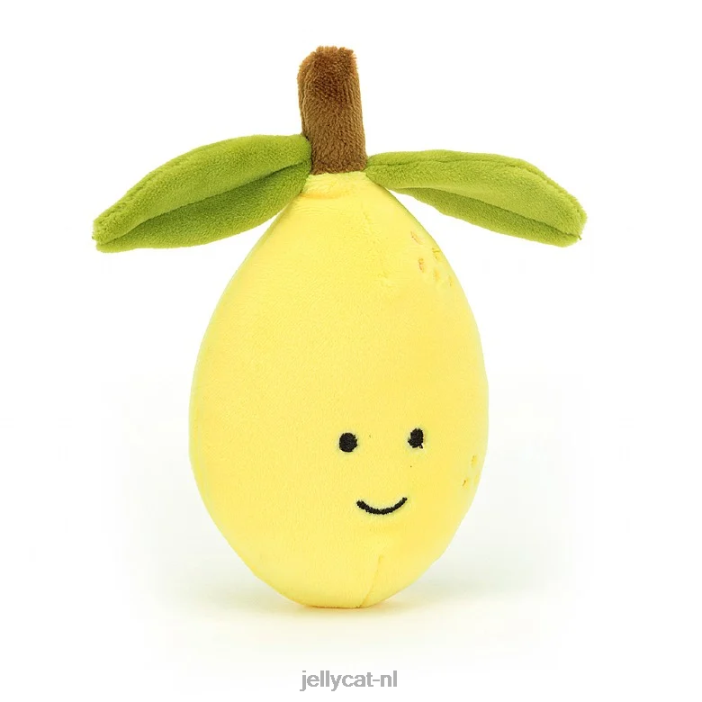 Jellycat fantastisch fruit citroengeel NJJ6858 speelgoed-