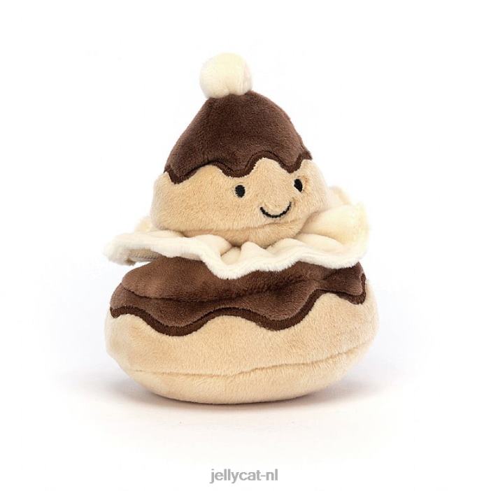 Jellycat mooie patisserie religieuse veelkleurig NJJ68170 speelgoed-