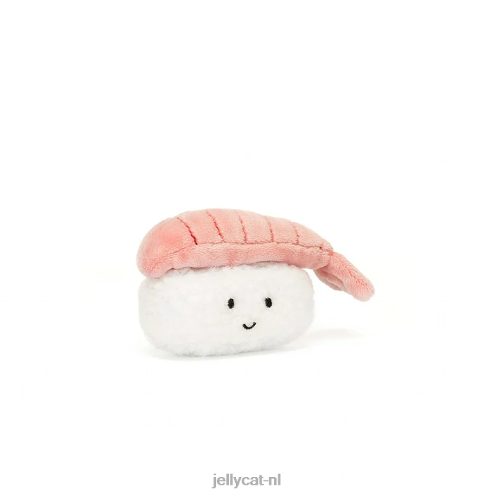 Jellycat pittige sushi nigiri roze en wit NJJ68647 speelgoed-