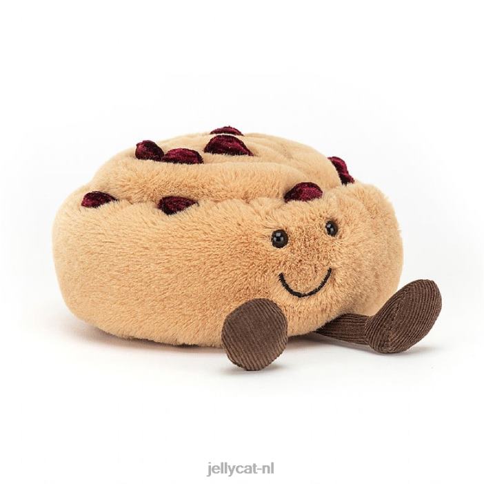 Jellycat vermakelijke pain au rozijn beige NJJ6890 speelgoed-