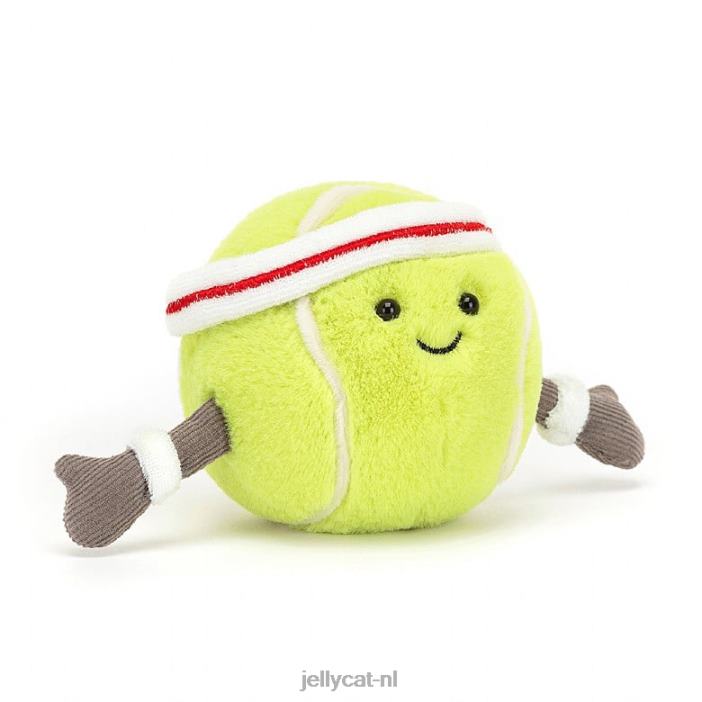 Jellycat leuke sporttennisbal groen NJJ6828 speelgoed-
