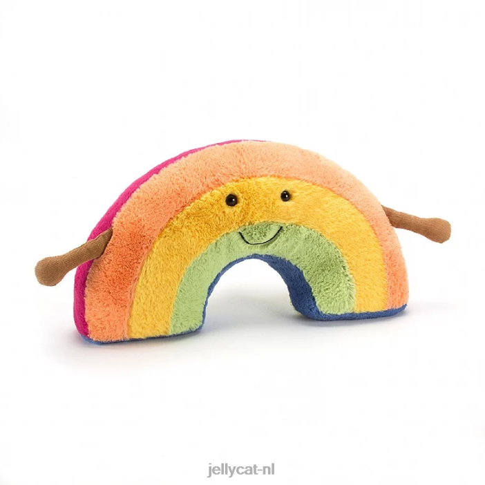Jellycat leuke regenboog veelkleurig NJJ68261 speelgoed-
