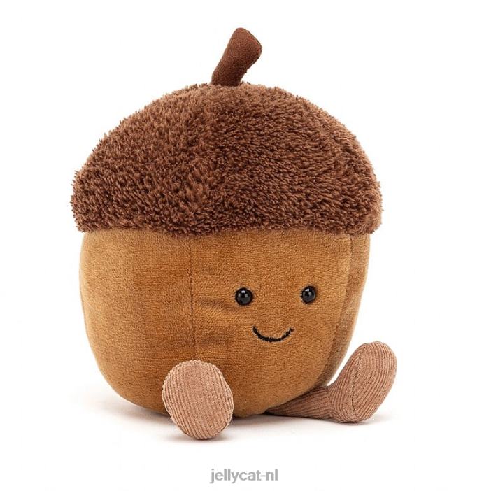 Jellycat amusant eikelbruin NJJ68575 speelgoed-