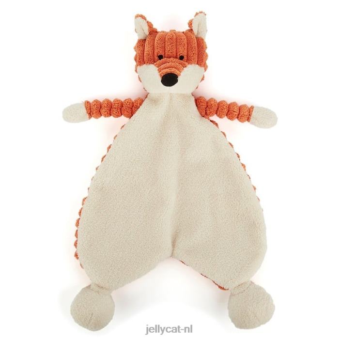 Jellycat cordy roy babyvos fopspeen oranje NJJ68215 speelgoed-