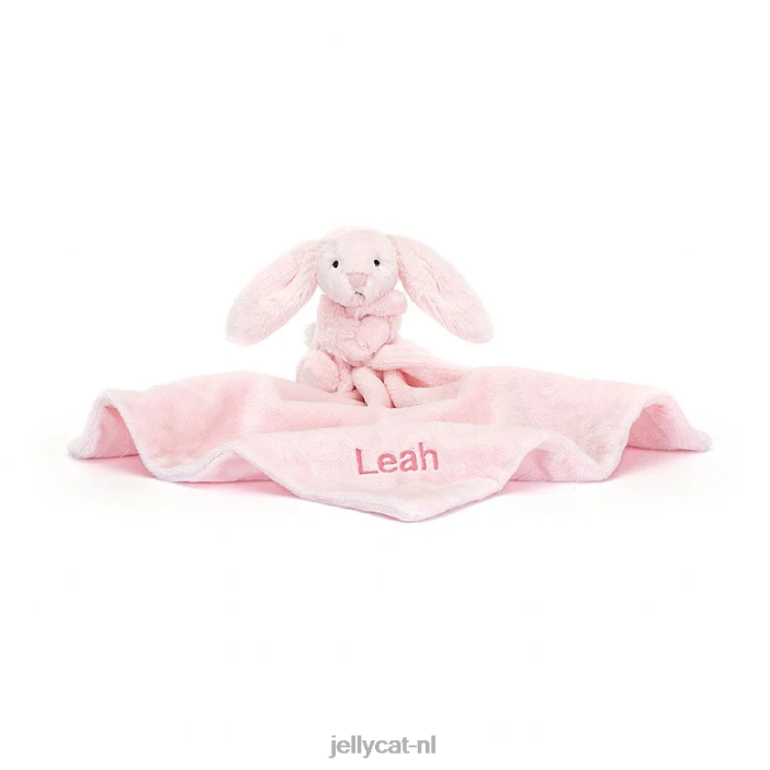 Jellycat gepersonaliseerde verlegen konijntjesfopspeen roze NJJ68685 speelgoed-