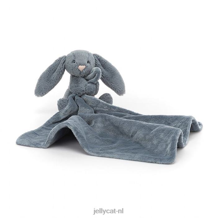 Jellycat verlegen schemerig konijntje speentje blauw NJJ68271 speelgoed-