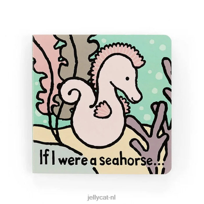 Jellycat Als ik een zeepaardje was, meerkleurig boek NJJ68758 boek