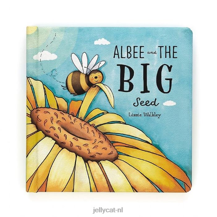 Jellycat albee en het grote zadenboek meerkleurig NJJ68782 boek