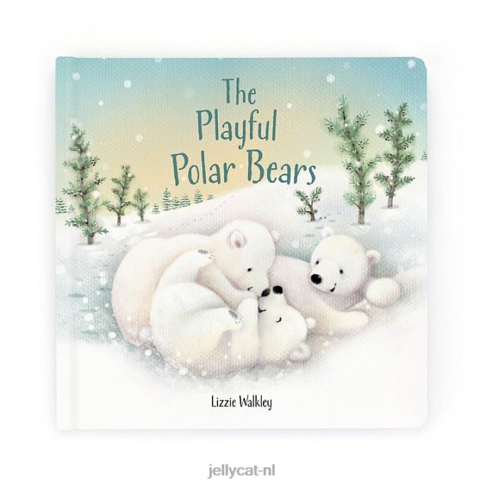 Jellycat het speelse ijsberenboek veelkleurig NJJ68295 boek