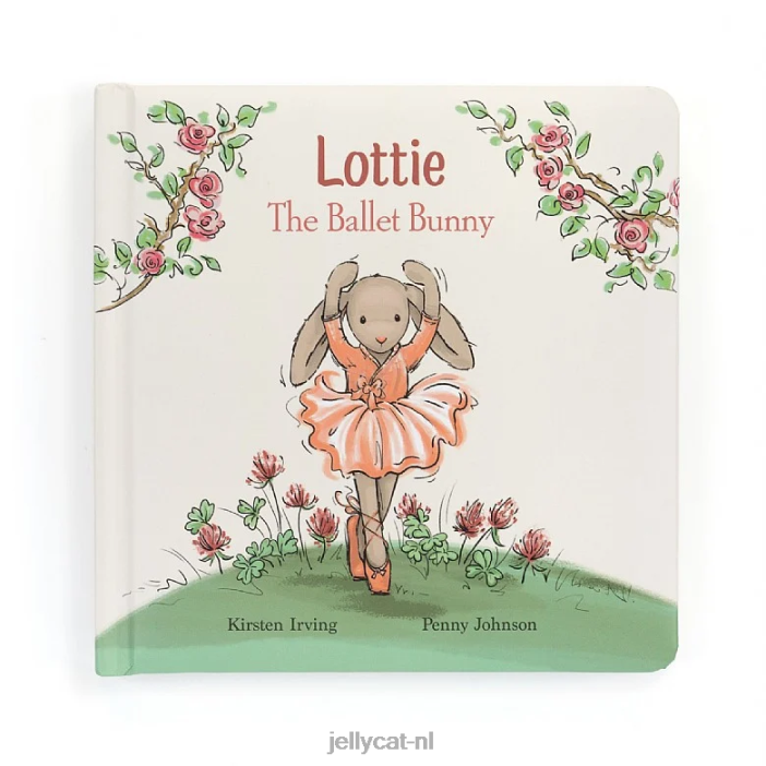 Jellycat lottie het balletkonijnboek meerkleurig NJJ68741 boek