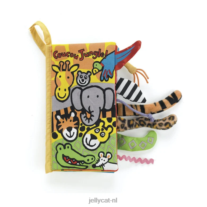 Jellycat coucou jungle livre meerkleurig NJJ68785 boek