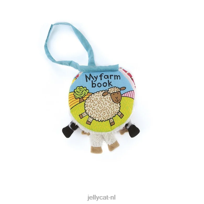 Jellycat mijn boerderijboek veelkleurig NJJ68767 boek