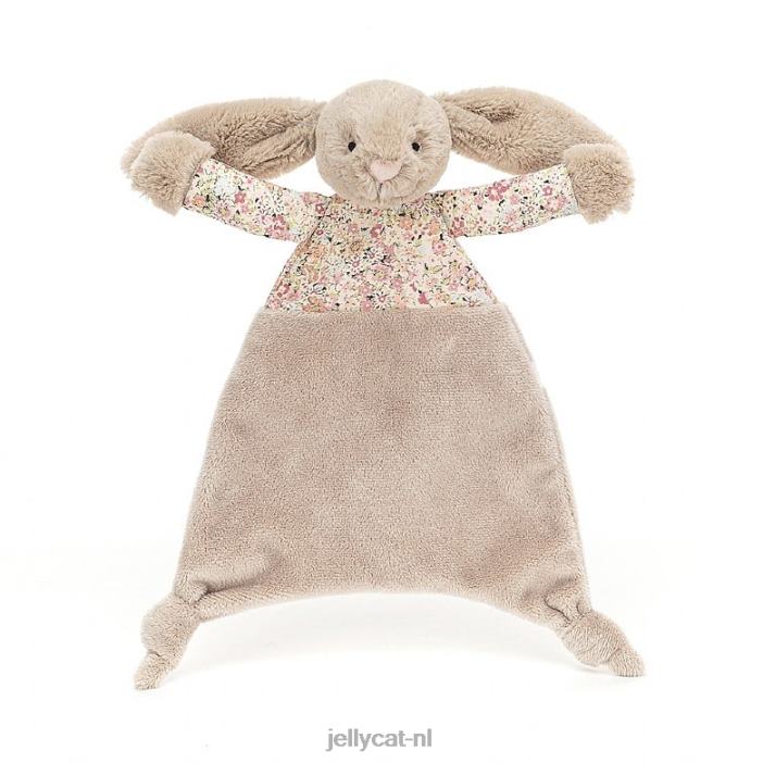 Jellycat bloesem bea konijntje dekbed beige NJJ68325 speelgoed-