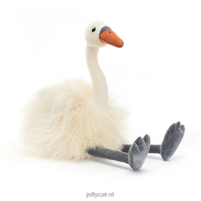 Jellycat Evelyn Zwaan wit NJJ68433 speelgoed-