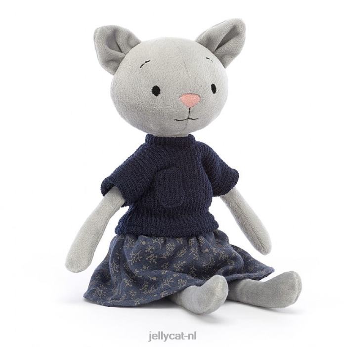 Jellycat coquette schatje kat grijs NJJ68584 speelgoed-