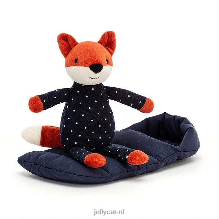 Jellycat knuffelvos oranje NJJ68422 speelgoed-