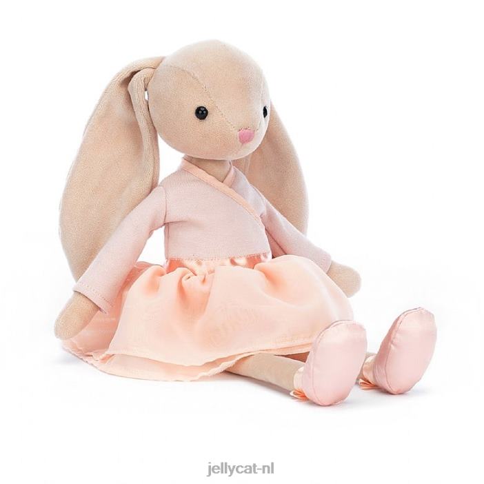 Jellycat lila ballerina konijntje beige NJJ68323 speelgoed-