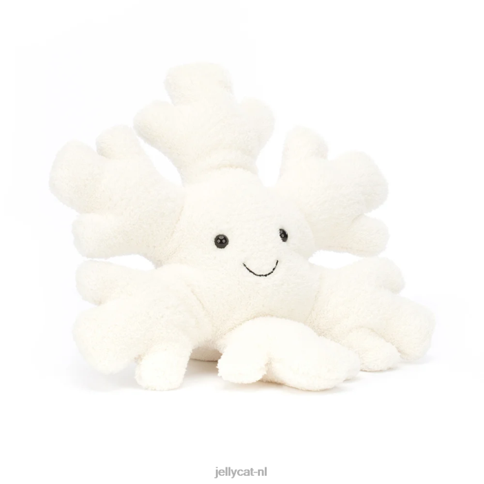 Jellycat amusant sneeuwvlokwit NJJ6821 speelgoed-