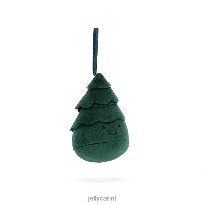 Jellycat feestelijke dwaasheid kerstboom groen NJJ68142 speelgoed-