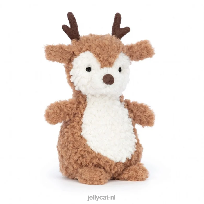 Jellycat klein rendier bruin NJJ68666 speelgoed-