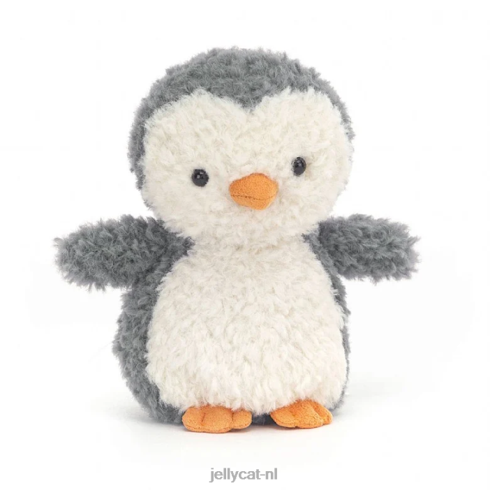 Jellycat kleine pinguïn grijs en wit NJJ6820 speelgoed-