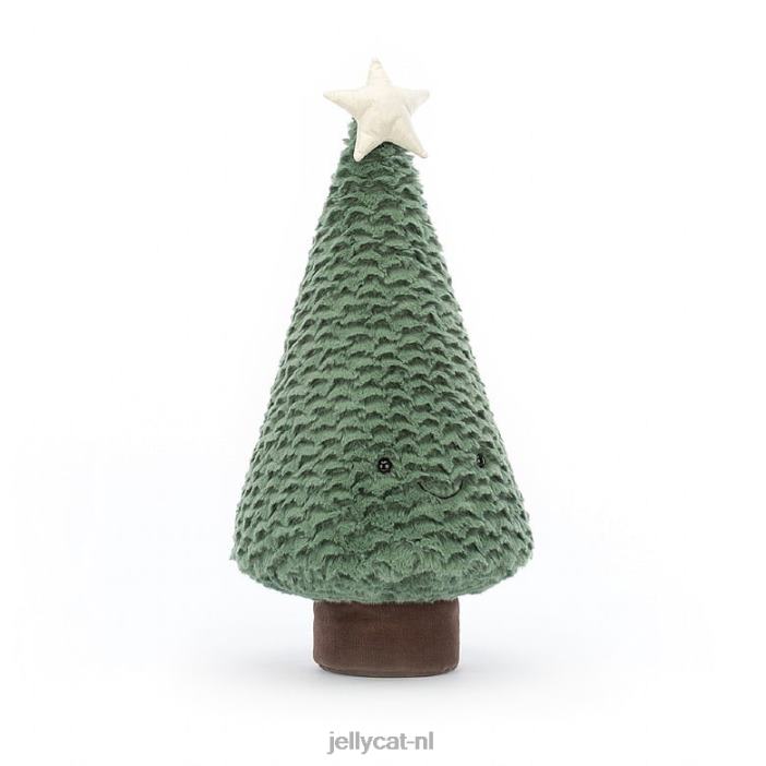 Jellycat leuke blauwe sparren kerstboom lichtgroen NJJ68248 speelgoed-