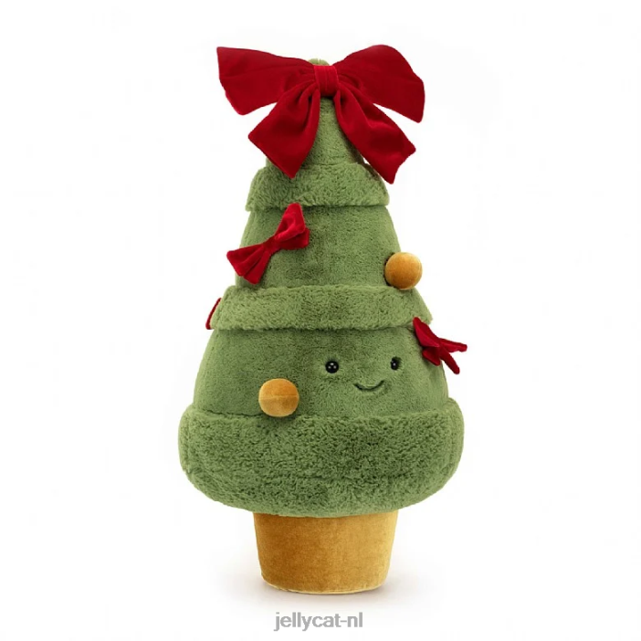 Jellycat leuke versierde kerstboom meerkleurig NJJ68588 speelgoed-