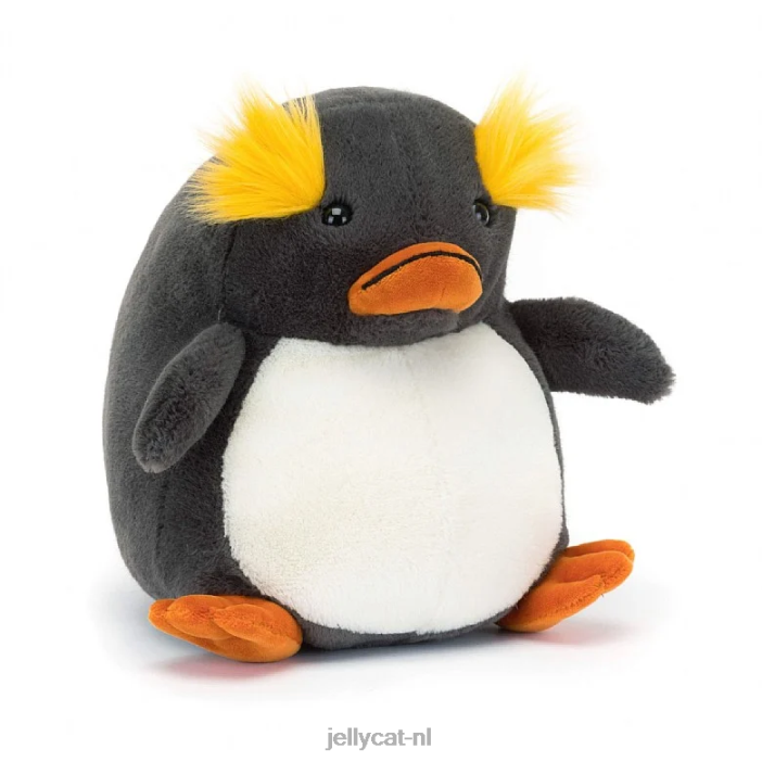 Jellycat maurice macaroni pinguïn zwart & crème NJJ686 speelgoed-
