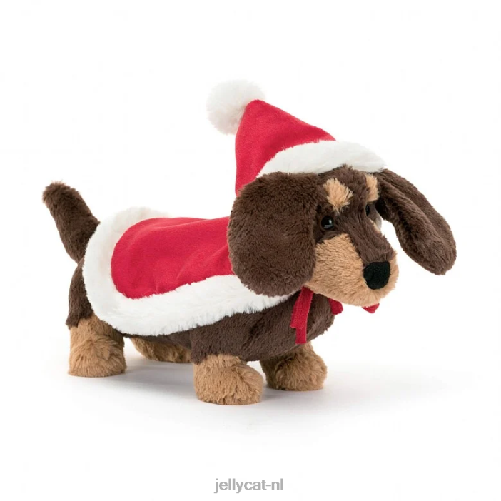 Jellycat winterwarmer otto worst hond bruin NJJ6829 speelgoed-