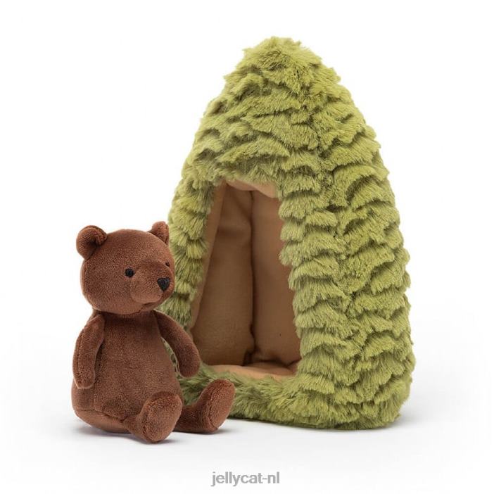 Jellycat bosfauna draagt ​​bruin NJJ68308 speelgoed-
