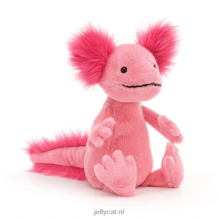 Jellycat Alice Axolotl roze NJJ6878 speelgoed-