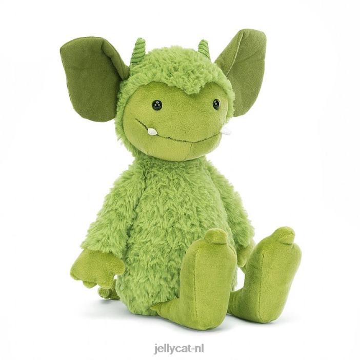 Jellycat Grizzo gremlin groen NJJ68153 speelgoed-