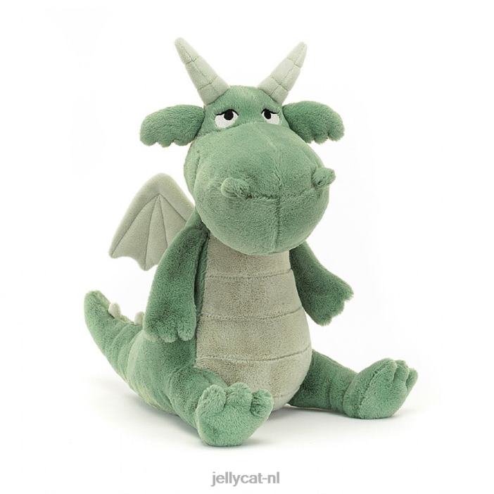 Jellycat adon draak groen NJJ68583 speelgoed-