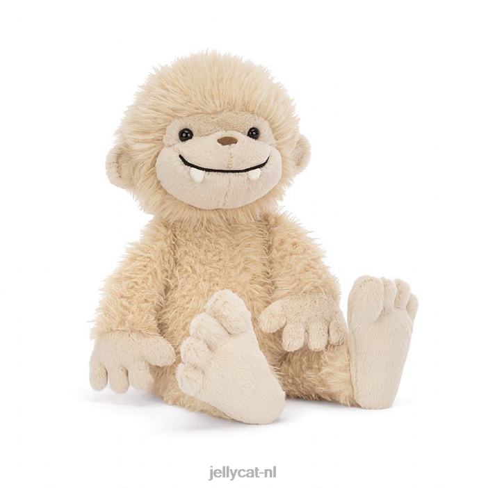 Jellycat bucky bigfoot beige NJJ68101 speelgoed-