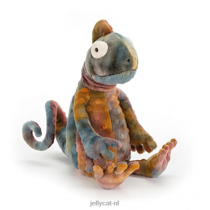 Jellycat colin kameleon meerkleurig NJJ68201 speelgoed-
