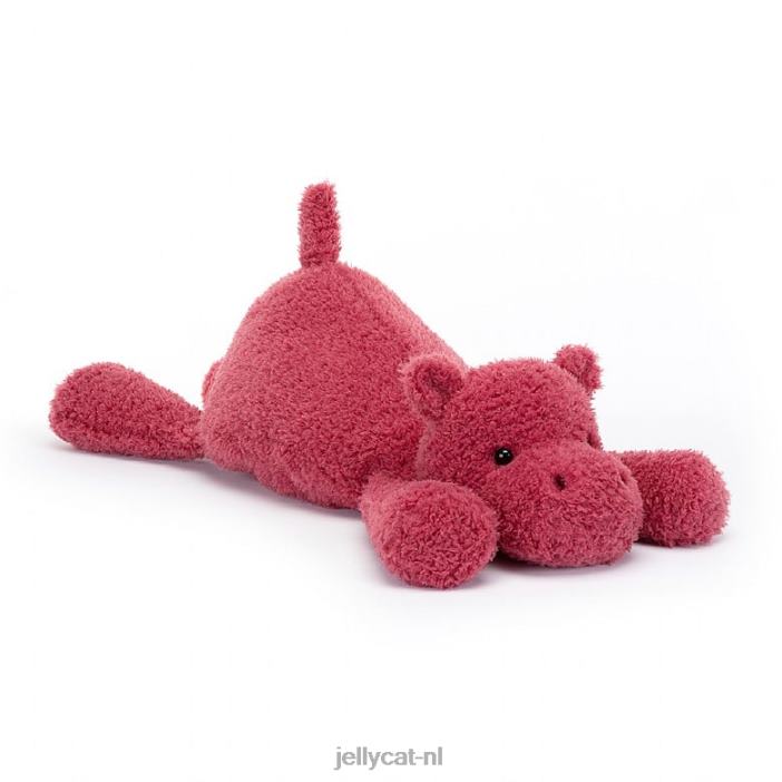 Jellycat splootie nijlpaard bruin NJJ68447 speelgoed-